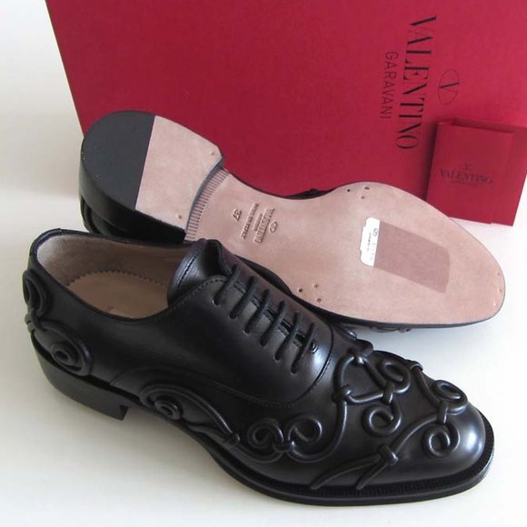 new VALENTINO Arabesque pattern dress shoes 37 / 7 - Picture 2 of 8